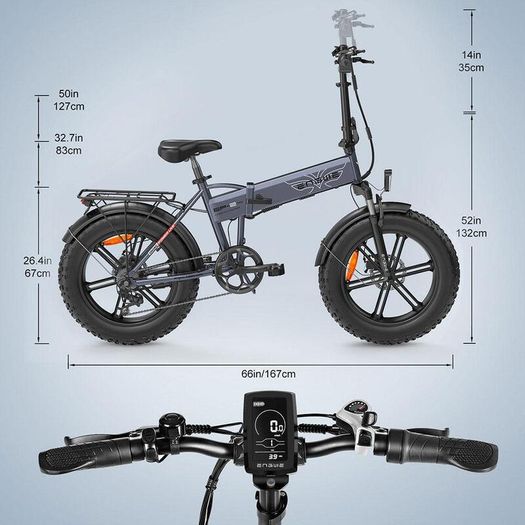 ENGWE EP-2/EP2 Pro (Upgraded Version) Electric Bike - Black