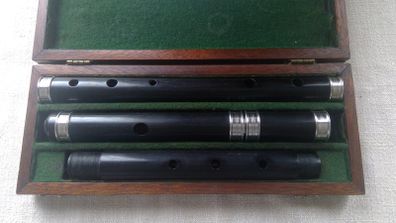 Irish Blackwood Flute by Des Seery