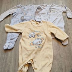 Bundle of 3 babygrows, 3 months.