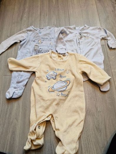 Bundle of 3 babygrows, 3 months.