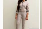 Girls Knit Flared Trousers