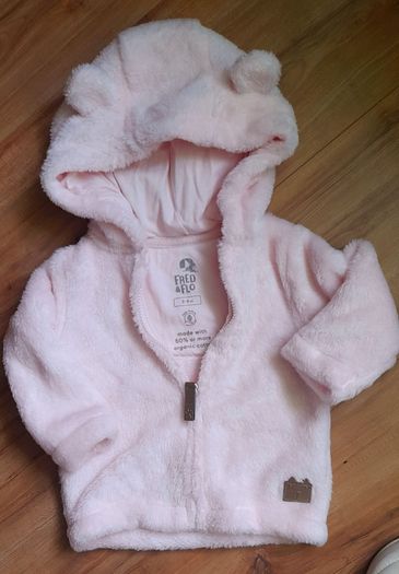 Faux fur baby jacket