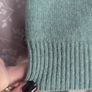 Lambwool seagrass v neck jumper Image 3