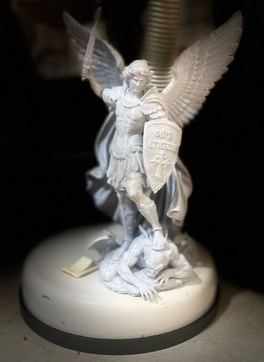 St Michael the archangel 3d printed ornament