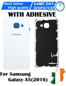 For Samsung Galaxy A5 (2016) Back/Battery Cover Glass Replacement New White - FHT17SMBK