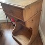wood bedside locker Image 3