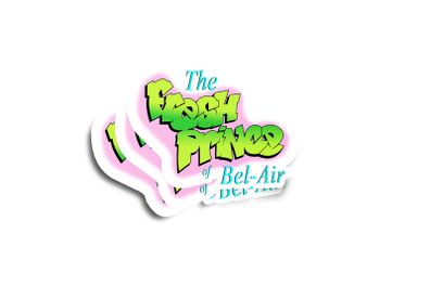 The Fresh Prince of Bel-Air Glossy Stickers 2-Pack