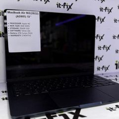 Macbook Air M2 13" 8GB/256GB Used
