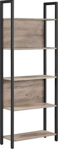 Bookcase, Kitchen Shelf, Standing Shelf with 5 Open Shelves