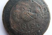 1812 One Penny Token Birmingham Union Copper Company