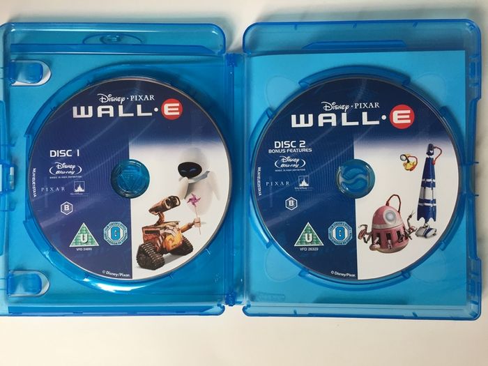 Wall-E (Pixar / Disney) [2xBlu-ray Animated Movie] Academy Award Winner