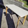 White desk 120x60 75cm high Image 2