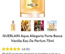 Guerlain Bosca Vanilla 75ml parfum for her