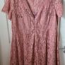 Marks & Spencer Rose Lace Dress Size Uk 22 Image 4