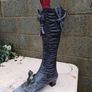 Vintage Witches Boot Umbrella Stand Image 2