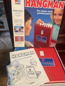 Vintage Hangman game