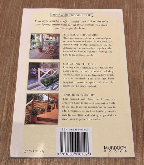 Building Decks (Mini Workbook) By John Bowler