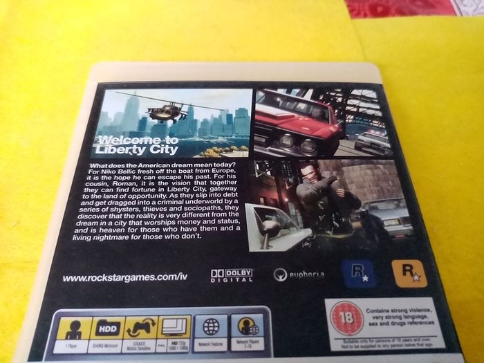 Grand theft auto IV PlayStation 3 Ps3 Games Original