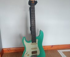 Schecter Nick Johnston HSS Atomic Green Left Handed Electric Guitar