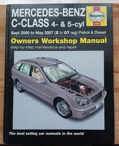 Haynes Manual Mercedes-Benz C-Class - 4 & 5 Cyclinder