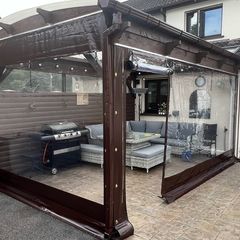 PVC Blinds for pergolas, pubs, smoking areas