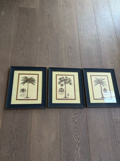 set of three prints
