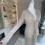 Stunning Champaign Sequins Dress from New Collection Image 10