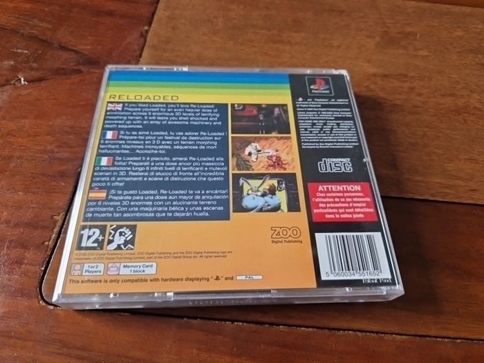 Reloaded  PlayStation1 Ps1 PlayStation2 Ps2 games Original Pal