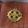 Vintage Ireland. EUCHARISTIC CONGRESS, DUBLIN, 1932, pilgrim's gilt bronze and enamel lapel badge Image 2
