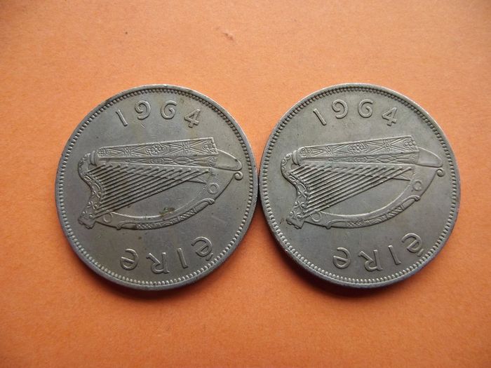 Irish Half Crown at your choice in range (1951-1967)
