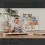 Kids wooden balance beam Image 3