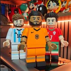 3D Printed Lionel Messi / Ronaldo / Mbappe Lego Figure