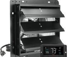 Shutter Exhaust Fan, 305 mm with Temperature Humidity Controller, EC-motor, 904 CFM,