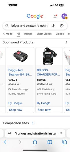 lawnmower battery and charger