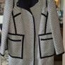 Karen Millen Graphic Tweed Pod Coat UK 14/16, AV Image 5