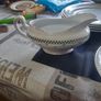 18 Piece of Antique Delf including 2 Lidded Tureen, 2 Platter Plates, Gravy Boat and Plates Image 7