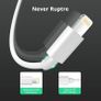 2Pack 1.8M iPhone Charger Cable [Apple MFi Certified] Lightning to USB Cable Lead 6 Foot, 2.4A Fast Charging Cable for iPhone 14 13 12 11 Pro Max XS XR X 8 7 6 Plus 5, iPad and iPod Image 3