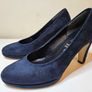 Gabor Gab270 Court Shoe - Navy Suede RRP 80 Euro Soft & Smart UK 5  & UK 4.5 New & Boxed Image 5