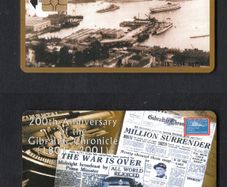 2001 Gibraltar 100 unit War Years (Gemplus - GEM5 (Red)) Phonecard