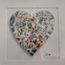 Handmade Framed Mosaic Heart Image 2