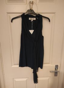 Diane Von Furstenberg Navy top