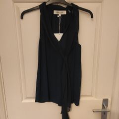 Diane Von Furstenberg Navy top