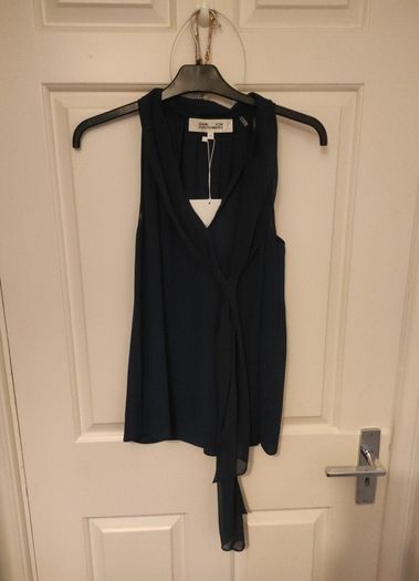 Diane Von Furstenberg Navy top