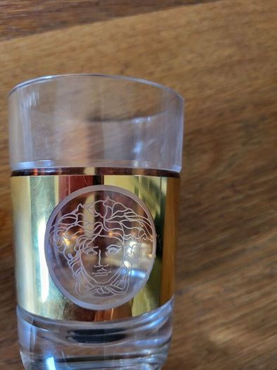 Unique Rare Versace drinking tumblers