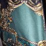 River Island Green & Black Silk Blazer Size 16 Image 7