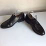 Mens Paulo Bellini Black all leather Formal lace up shoes size 8.5 Image 3