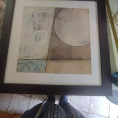 FRAMED PRINT DE rosier Pale Moon Rising 2