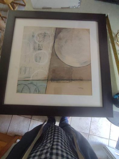 FRAMED PRINT DE rosier Pale Moon Rising 2