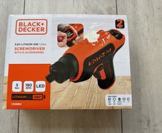Black + Decker electric screwdriver