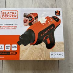Black + Decker electric screwdriver